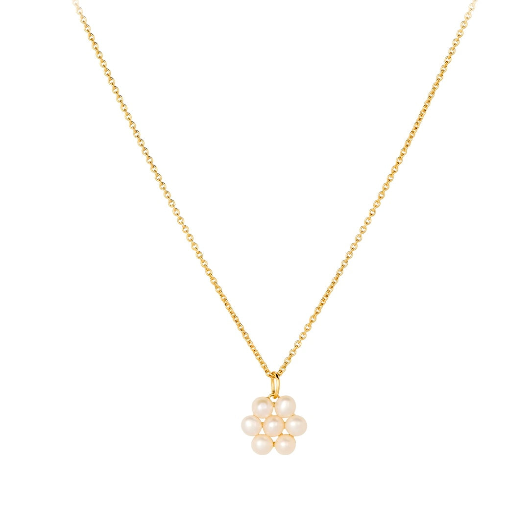 Pernille Corydon Ocean Bloom Necklace - Silver or Gold Plated