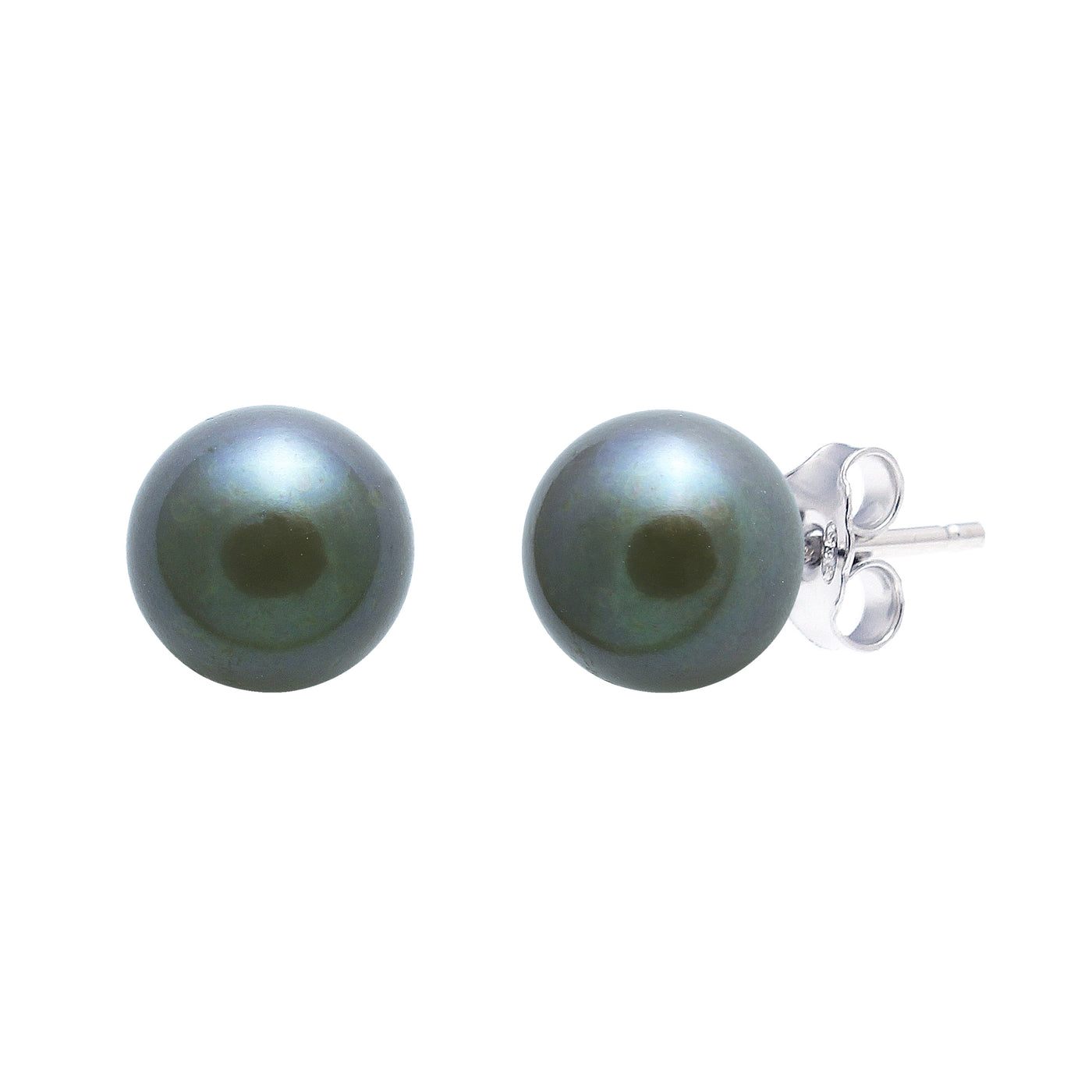 Small Peacock Pearl Studs
