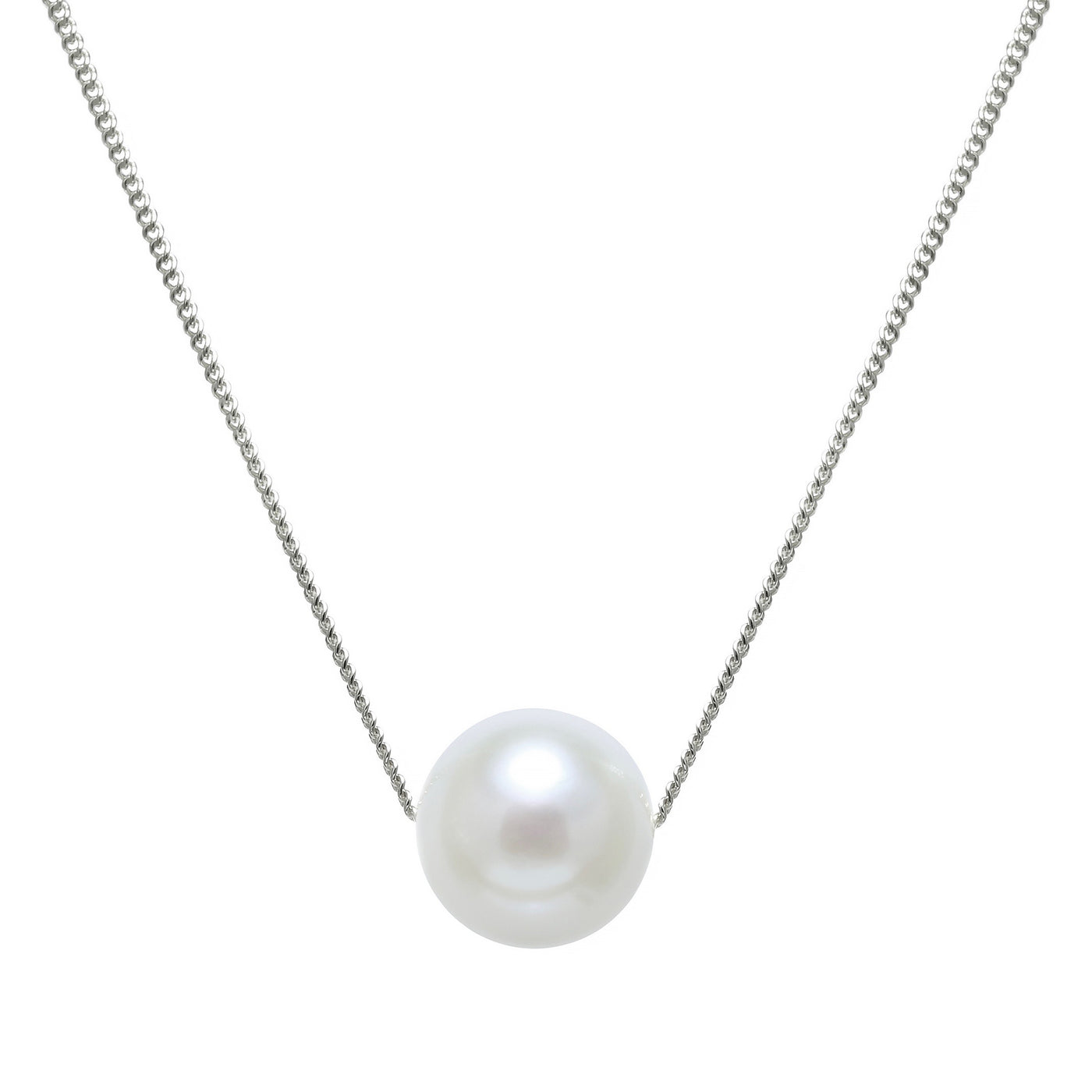 Large Floating Pearl Necklace