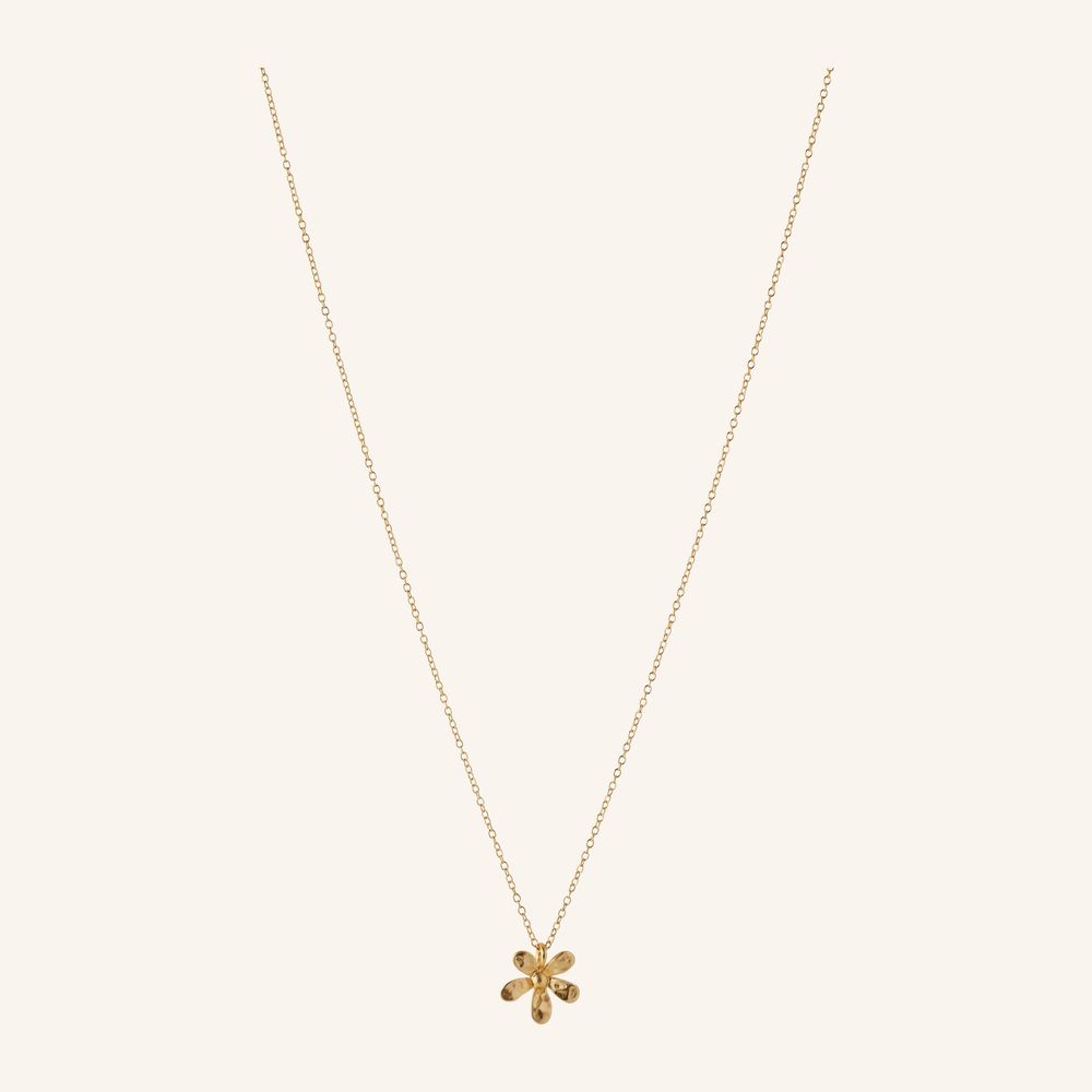 Pernille Corydon Gold Plated Wild Poppy Necklace