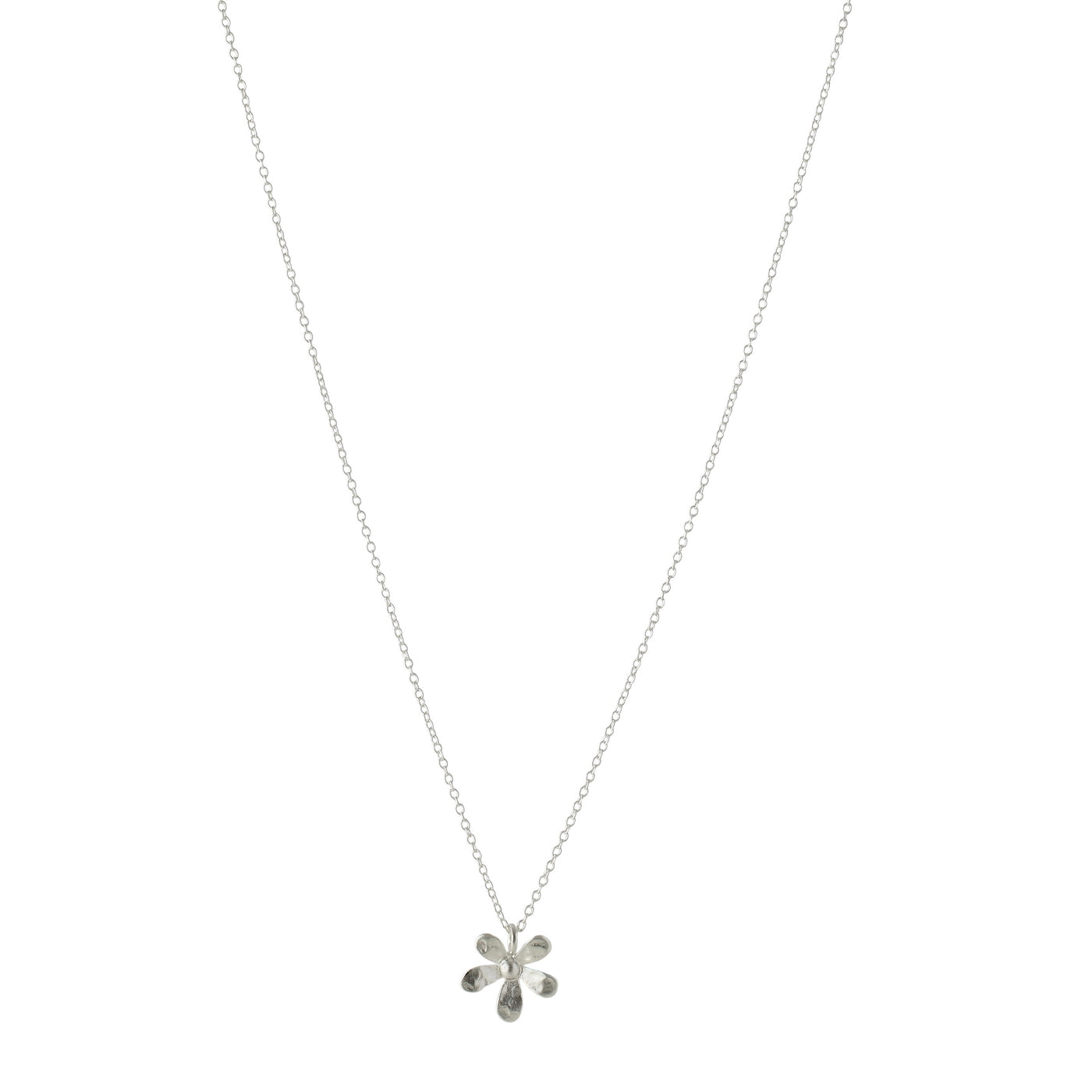 Pernille Corydon Silver Wild Poppy Necklace