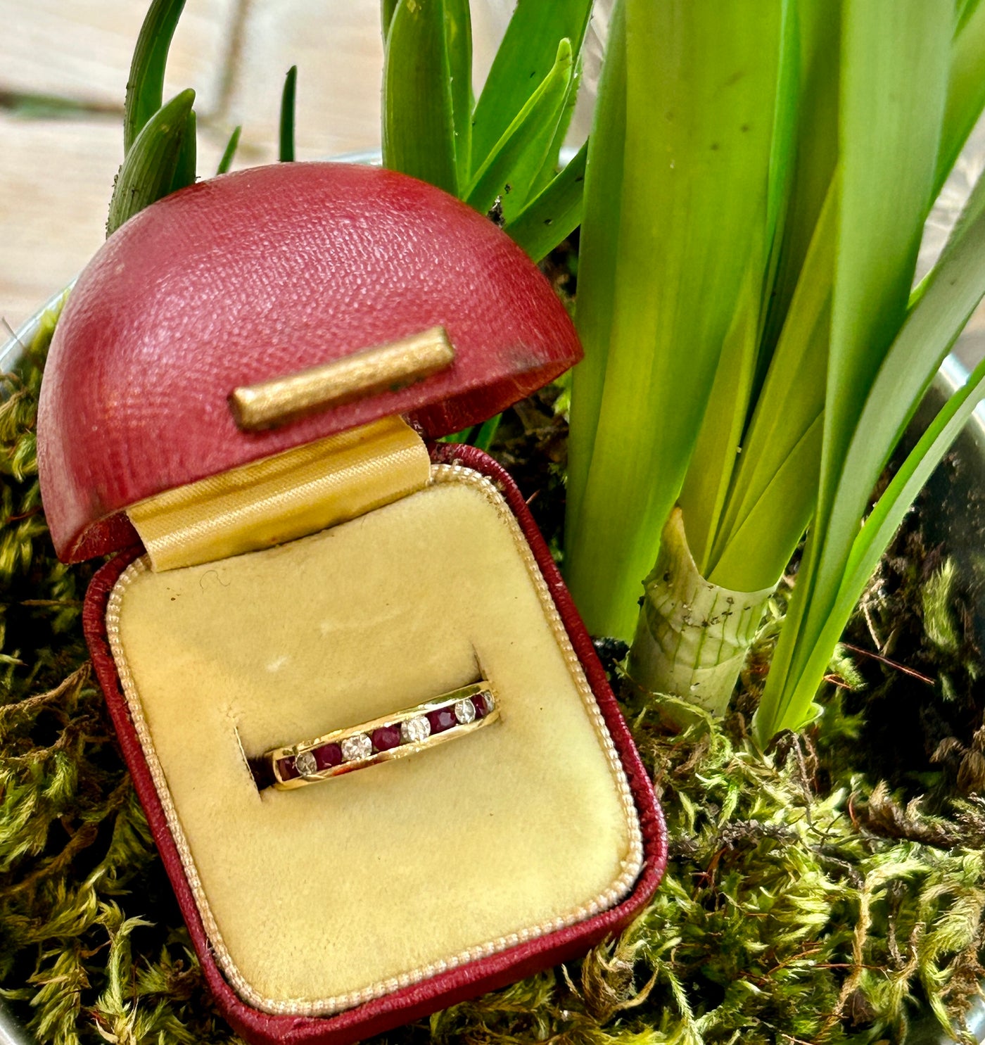 Pre-loved Ruby and Diamond Eternity Ring