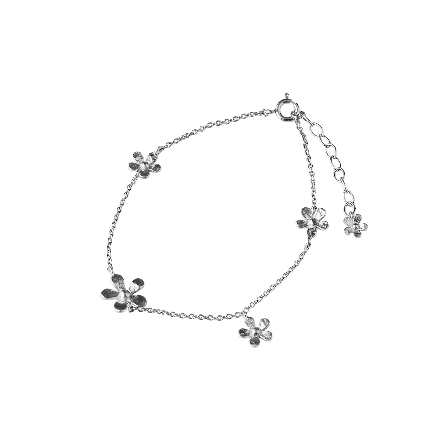 Pernille Corydon Silver Wild Poppy Bracelet