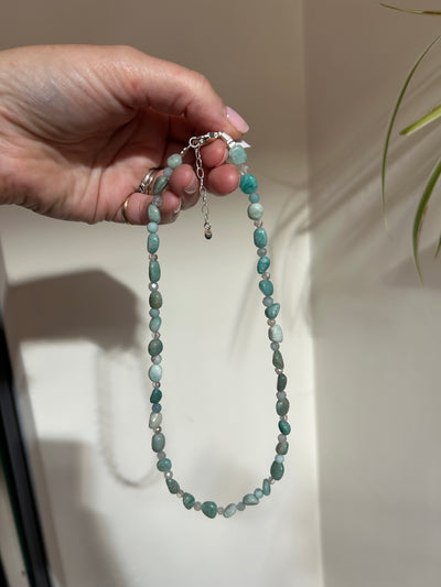 Amazonite Bead Necklace