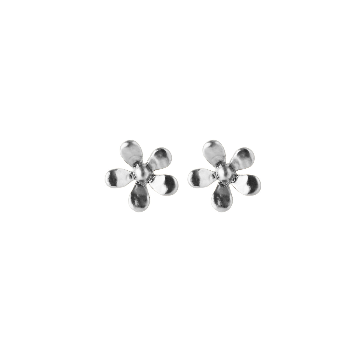 Pernille Corydon Silver Wild Poppy Stud Earrings