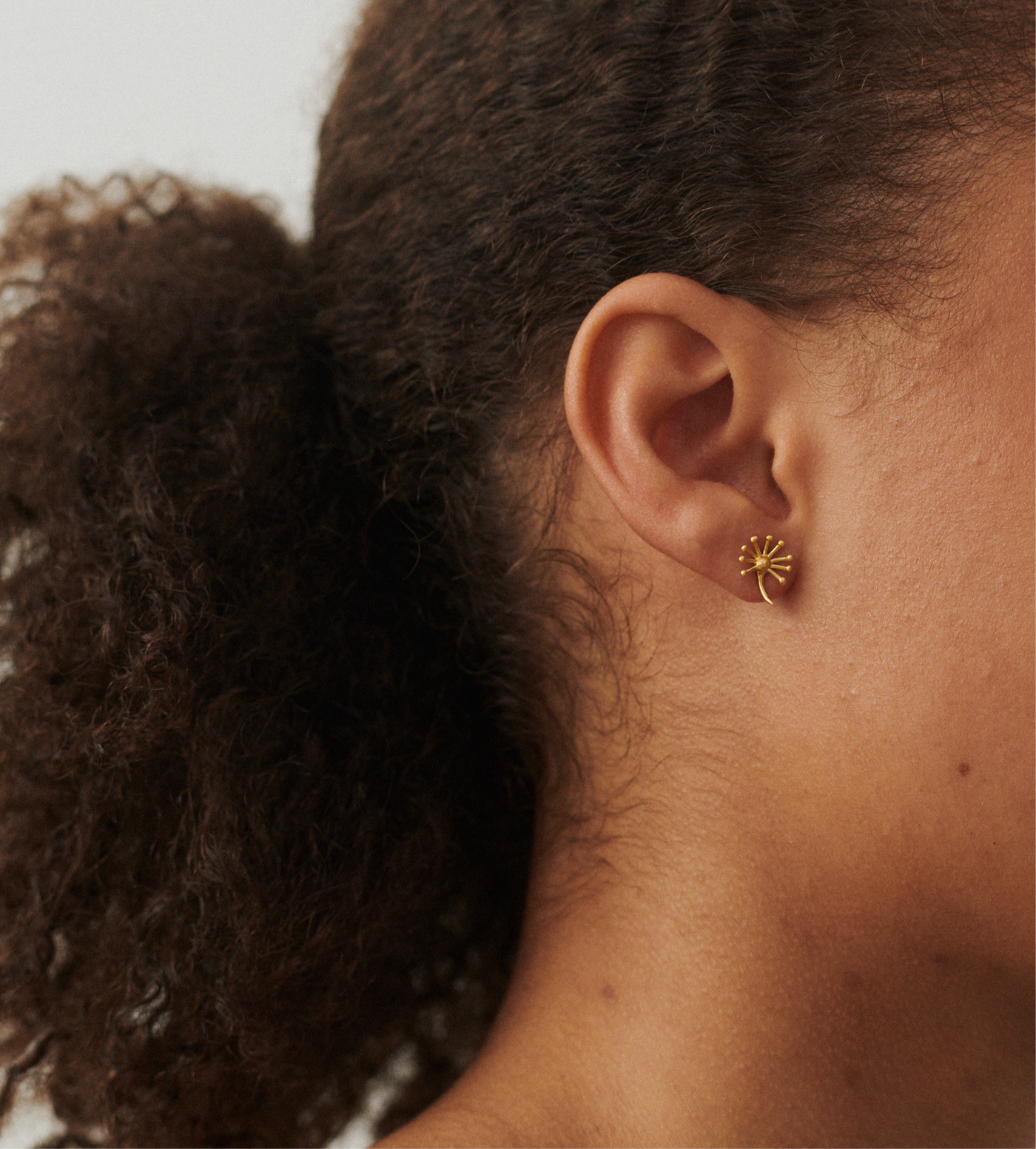 Pernille Corydon - Gold Dandelion Stud Earrings