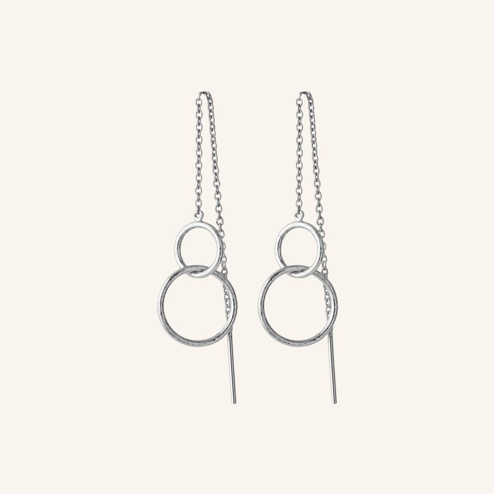 Pernille Corydon Silver Double Hoop Earrings