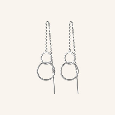 Pernille Corydon Silver Double Hoop Earrings