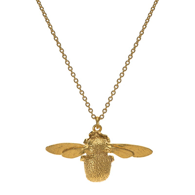 Alex Monroe Bumblebee Necklace - Gold Plated