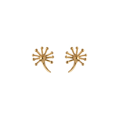 Pernille Corydon - Gold Dandelion Stud Earrings