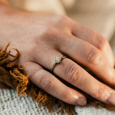 Lab Grown Round Diamond Ring