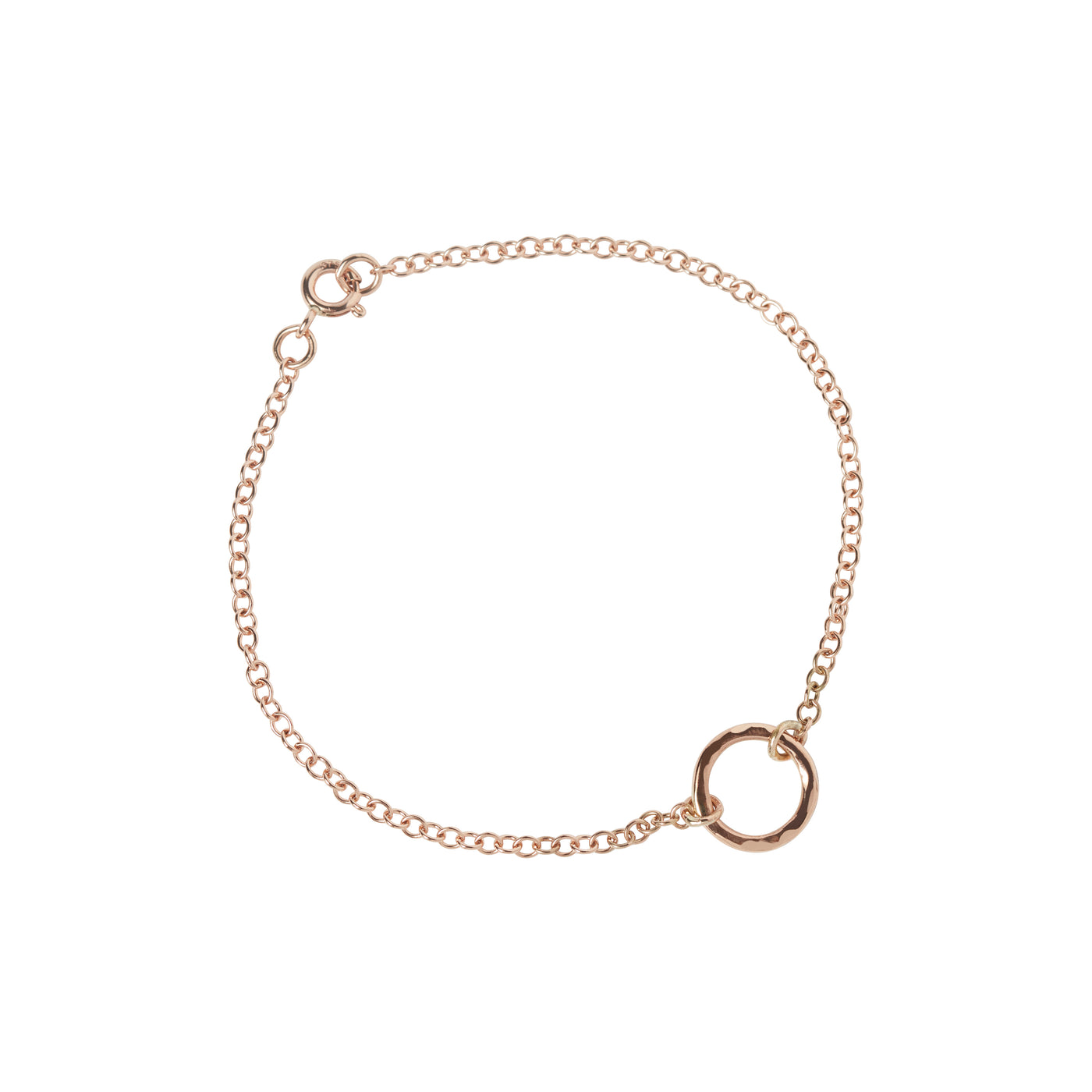 Rose Gold Circle Bracelet