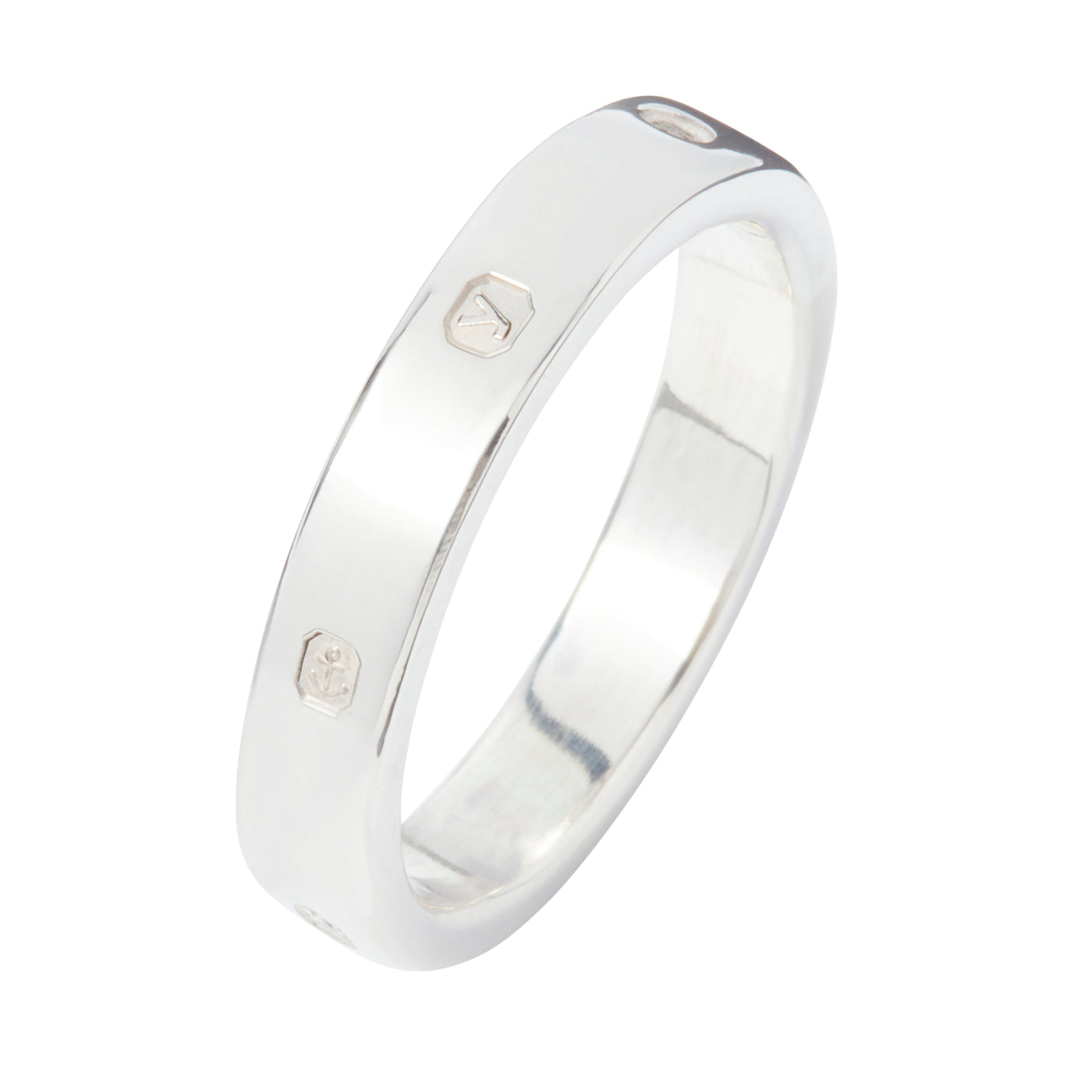 Jubilee Hallmarked Silver Stack Ring