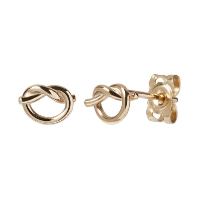Yellow Gold Knot earrings