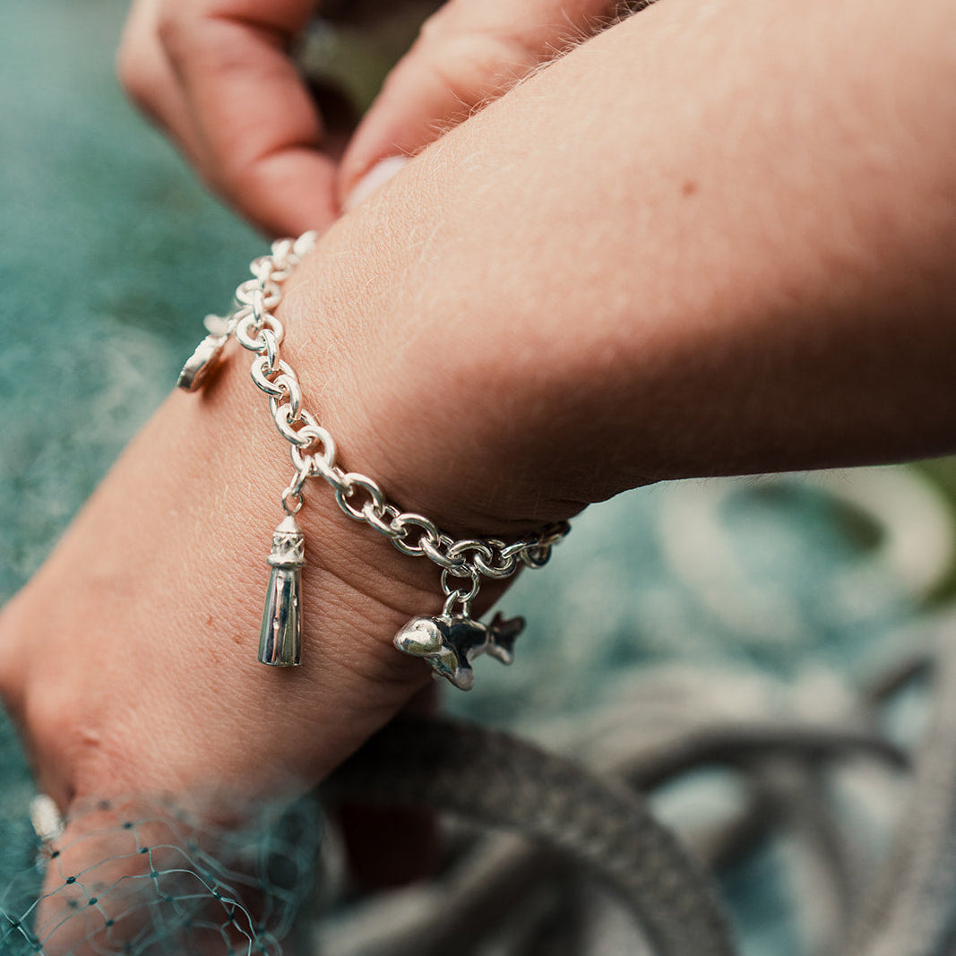 Northumberland Coastal Charm Bracelet