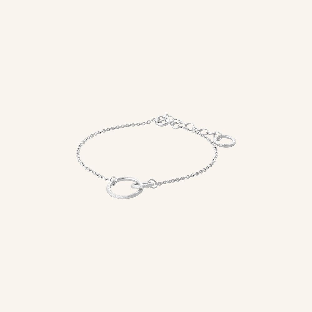 Pernille Corydon Silver Double Circle Bracelet