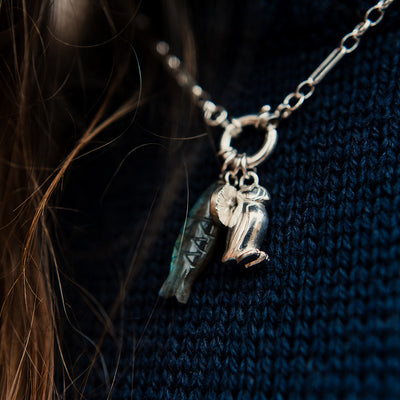 Silver Puffin Charm
