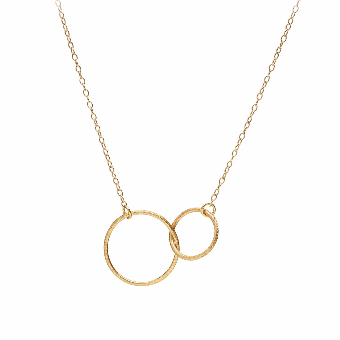 Pernille Corydon Gold Double Circle Necklace