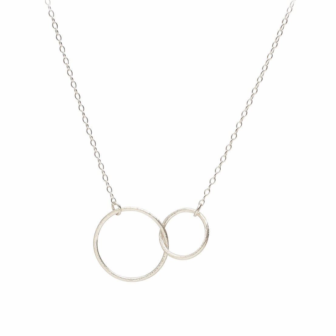 Pernille Corydon Silver Double Circle Necklace