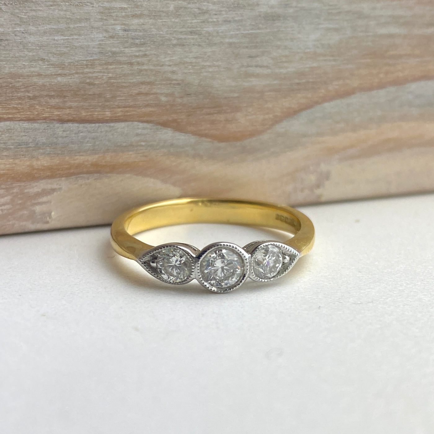 Pre-Loved 3 Stone Diamond Engagement Ring